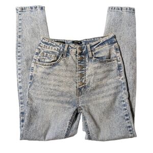 NWOT Wild Fable Ripped Light Blue Acid Wash High Rise Waisted Skinny Jean Size 2